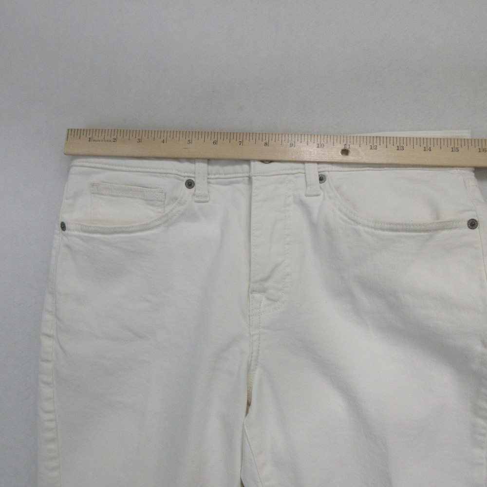 Lucky Brand Women's Ava Mid Rise Skinny Jeans White Denim Stretch Size 10 30 - Picture 4 of 16